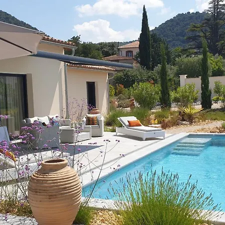 Villa Moderne Avec Jacuzzi, Piscine Et Vue Seguret